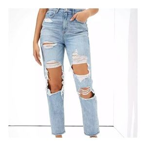 AE Highest Waist Mom Jeans